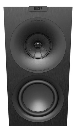 Par De Caixa Bookshelf Kef Q Concerto Meta Preta 3 Vias