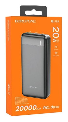 Cargador Portatil Pd20w/ 20000mah/ Bj19a