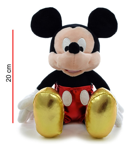 Imagen 7 de 9 de Peluche Mickey Brilloso 30cm Orig. Phi Phi Toys