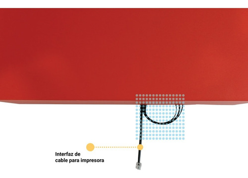 Cajón De Dinero Ec Line Eccd50m Naranja