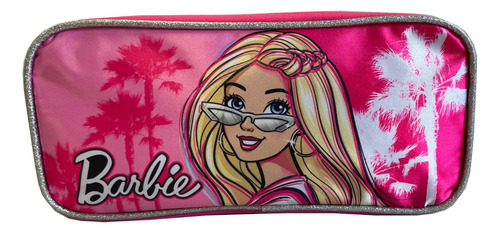 Estuche Satin Doble Cierre Barbie Pink