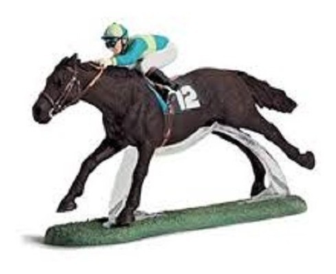 Caballo De Carreras Con Jinete Schleich 42027