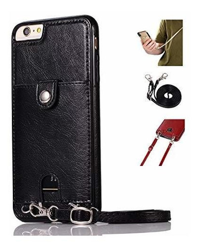 Funda De Bolsillo De Cuero Para iPhone 6 B08czpvfvz1