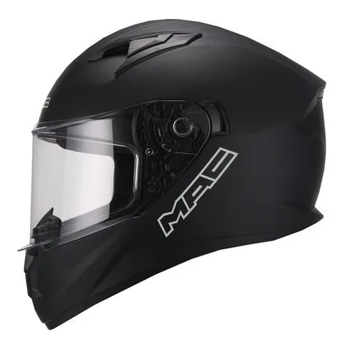 Casco Moto Integral Mac Speed Negro Mate Devotobikes Ls2 Ofi