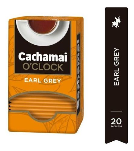 Pack X 4 Te Cachamai O´clock Earl Grey X 20 Saq.