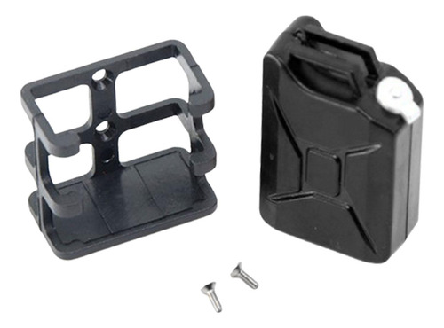 Rc Tank Simuled Oil Can 1:10 Para Scx10 Accesorios De Negro