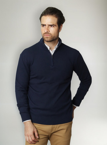 Sueter Para Hombre Cuello Alto Con Cierre E45304 Bobois®