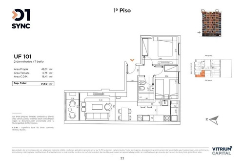 Imagen 6 de 9 de Va875/1 - Venta Apartamento 2 Dormitorios En Centro - 01 Sync