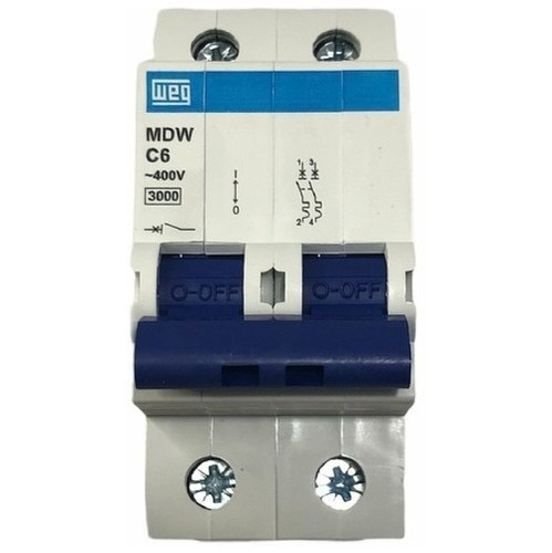 Mini-interruptor Termomagnetico 2polos - 6a Mdw-c6-2