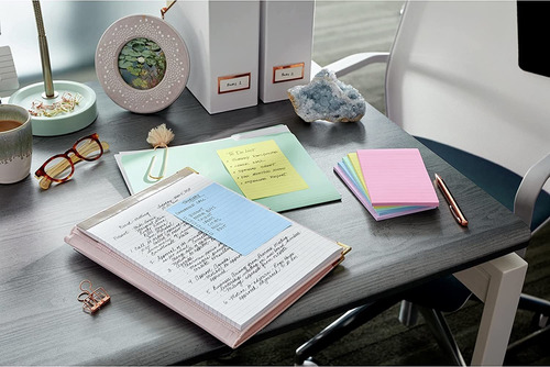 Post-it Notes, 4 X 6 Pulgadas, 5 Blocs, El Stick #1 Favorito