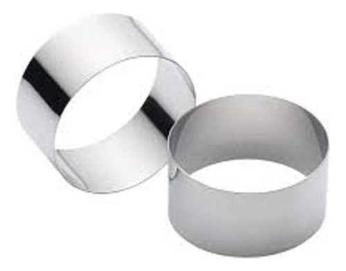 Paquete De 2 Anillos Redondos De Acero Inoxidable (2 Pulgada