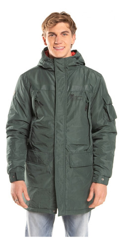 Campera De Abrigo Rusty Saint Etienne Parka Hombre Verde