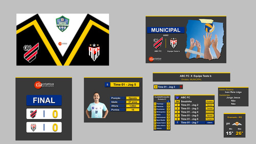 Pacote Utc - Volleyball - Para vmix
