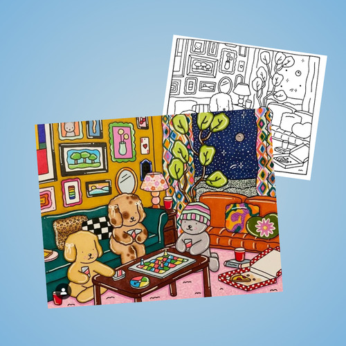 Bobbie Goods: Fall-winter - Pdf 20 Páginas Para Colorir