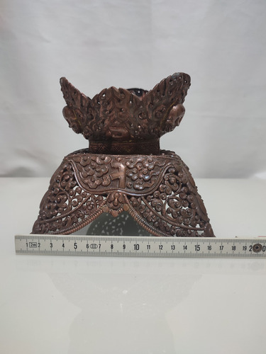 Hermoso Kepala Tibetano. En Bronce (Usado)