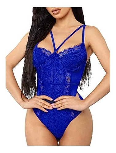 Babydoll  Lencería Traslúcida Sexy   Con Encaje  Talla S