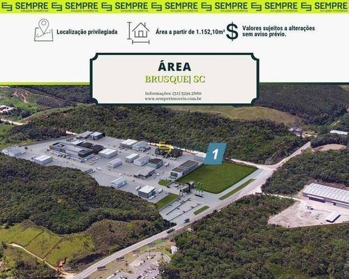 Imagem 1 de 21 de Áreas / Terrenos À Venda A Partir De 1.152,10 M² Brusque/santa Catarina - Te0028