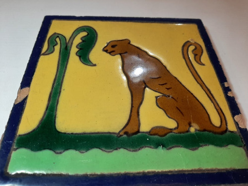 Imagen 2 de 6 de Antiguo Par Azulejo Mayólica Españolas Colección Triana 7618