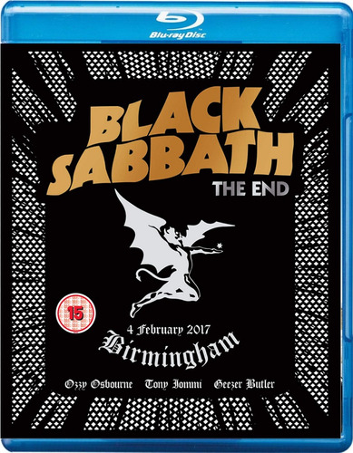 Blu-ray Black Sabbath The End Live In Birmingham