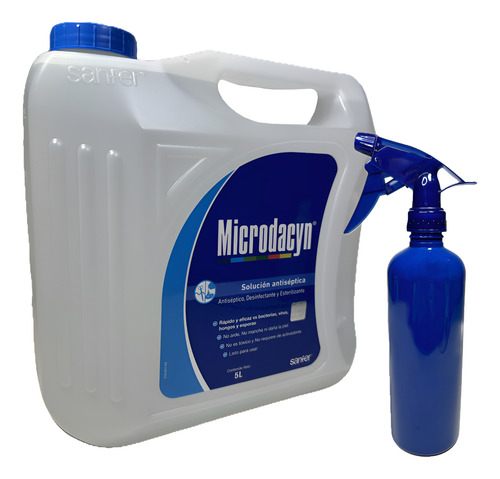Microdacyn 5 Litros Antiséptico + Spray Atomizador