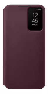 Case Galaxy S22 Plus S-view Flip Cover Original Borgoña