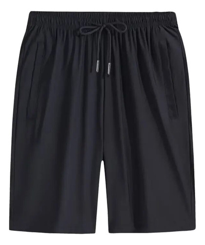 Pijama Ice Silk Shorts Para Hombre, Ropa Interior