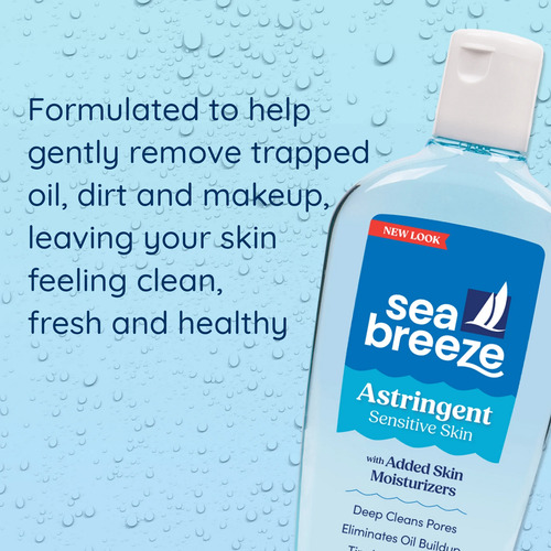 Astringente Sea Breeze Sensitive Skin 473ml Americano Todo Tipo De Piel Día/noche