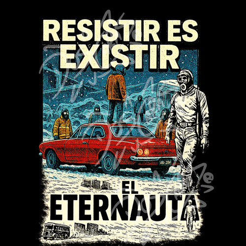 Remera El Eternauta 100% Algodón Comics Argentino