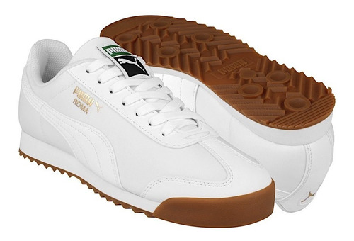 Tenis Caballero Puma Roma 35984105 Textil Blanco