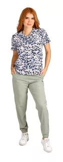 Pijama Quirúrgica Conjunto Flex Jogger Antifluidos Scrub