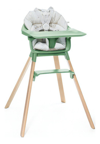 Silla Alta Stokke Clikk Y Cojin Nombre Del Diseño Clikk Color Verde