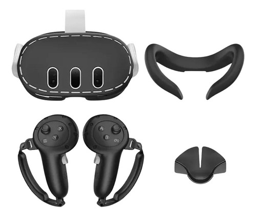 Kit Completo De Acessórios Essenciais Para Meta Quest 3 Cor Preto