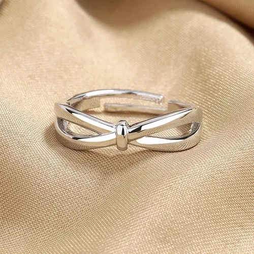 2 Anillos Plata 925 Ajustable Compromiso Pareja Matrimonio
