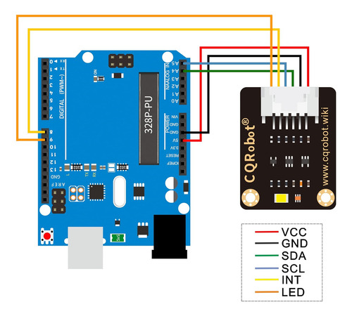 Sensor De Color Tcs34725fn Compatible Con Raspberry Pi/ardui