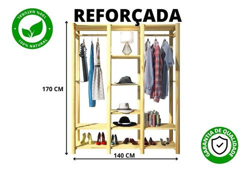 Cabideiro Roupas - Arara De Roupas -