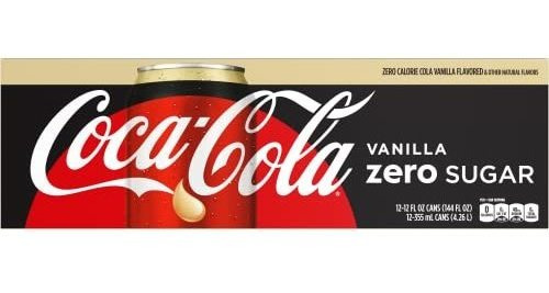 Refresco Coca-cola Zero Soda, 12 Fl Oz, Paquete De 12.