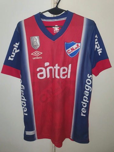 Camiseta Nacional Montevideo Umbro Roja 2017 Utileria #15