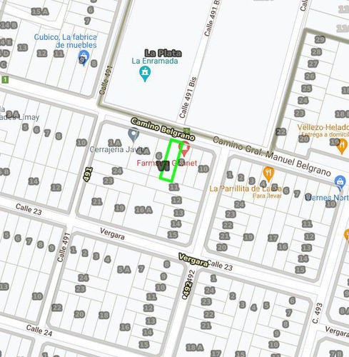Terreno Venta 10x35 Mts- 350 Mts 2 Totales- Manuel B Gonnet