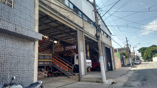 Otimo Galpão, Localizado Ao Lado Do Rodoanel, Ótimo Par Pequena Empresa, Possui Doca Para Caminhão, Mesanino, Com 5 Salas E 2 Wc. - Ga0191
