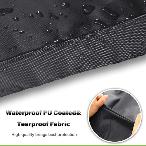 Funda Sofá De Patio, Mejora Tela 500d Sofá De Exterio...