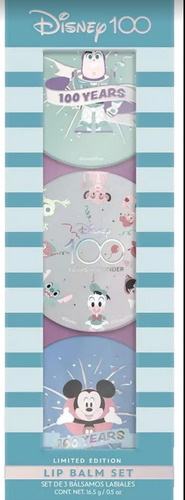 Kit De 3 Bálsamos Labiales Disney 100 Edición Especial