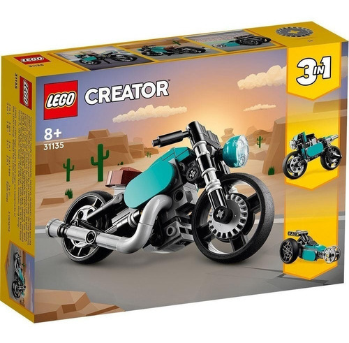 Lego Creator 3en1 Moto Clásica 31135 De 128 Piezas En Caja