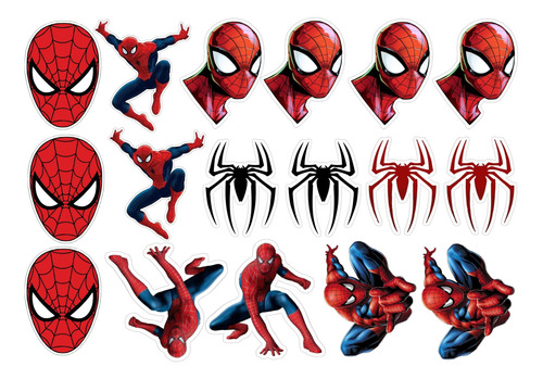 Plancha De Tatoo Tatuajes Temporales Personajes Niños Spiderman