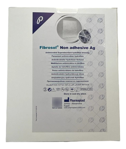 Apósito Fibrosol Ag Absorbente No Adherente Caja 10u