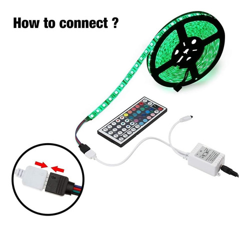 Luces Led De Meruido Control Remoto, 44 Key Wireless Ir 1