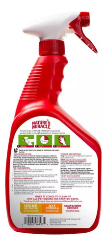 Destructor Avanzado Manchas Y Olores Nature's Miracle Gato