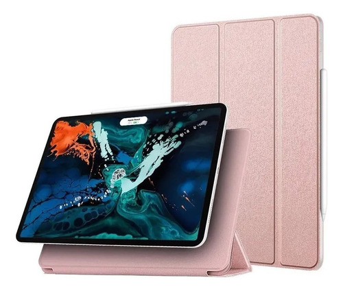 Smart Folio Para iPad Air 5 10.9 A2588 A2589 Siliconado