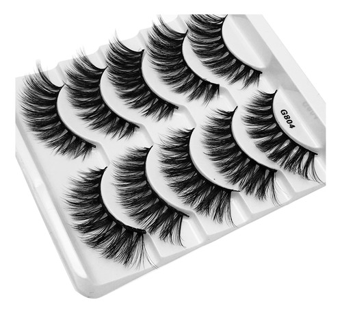 Mink Lashes Real Siberian Creative Mink F^ur Lashes Round Lo