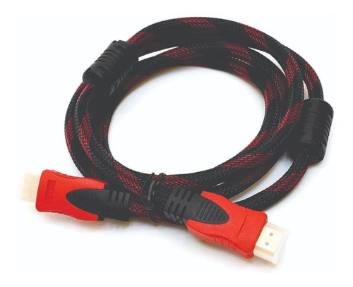 Cable Hdmi Enmallado Punta Dorada Filtro Macho A Macho 1.5m