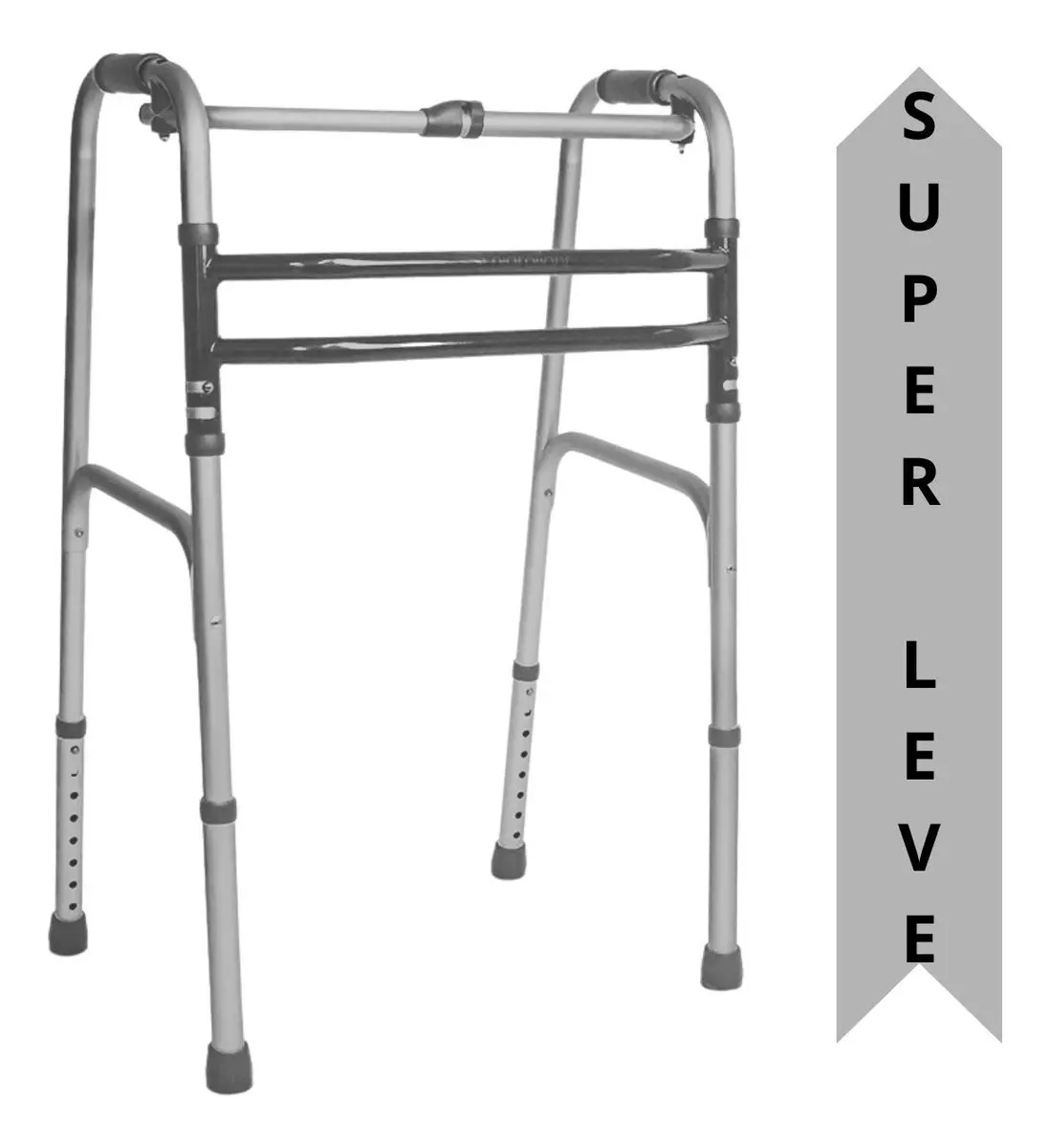 Andador Articulado 3 Barras Aluminio Super Leve Hidrolight